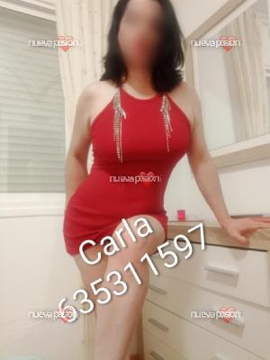 Primera vez en Burriana Carla madurita brasileña cariñosa trato de novios