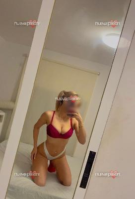 PRECIOSA RUBIA JUGETONA  FIESTERA  CON GANAS DE HACER DE TODO SIN LIMITES 24 HORAS