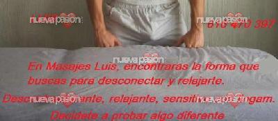 Desconecta y relajate en el masaje.