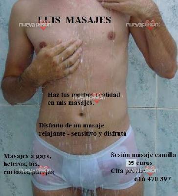 Déjate llevar en el masaje y disfrutalo.