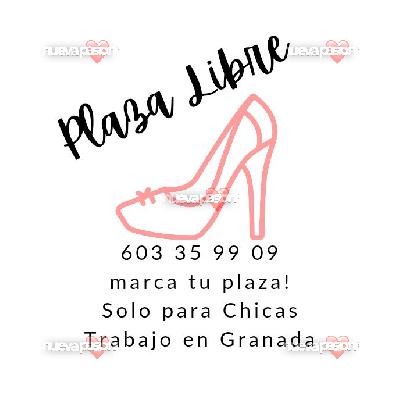 Plaza libre en Granada Para Trabajar