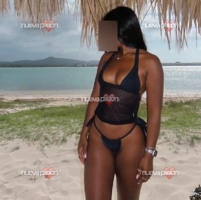 Morena fiestera recién llegada