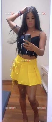 NOVEDAD TATIANA TRANS CON 19CM DE POLLA DURA COMO EL ACERO