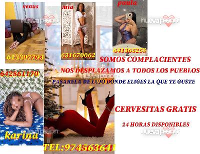 4 BELLEZAS JUNTAS SOMOS MUY VICIOSAS Y CACHONDAS TE ESPERAMOS CON ANCIAS