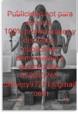 Publicidad hot para escorts