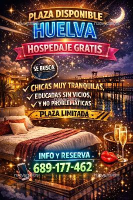 ✨ OPOTUNIDAD PARA TRABAJAR ✨ PLAZA DISPONIBLE EN HUELVA CUPOS LIMITADOS✨