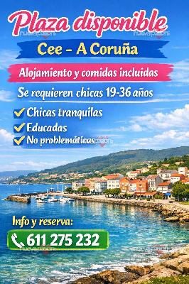 Plaza disponible en a coruña