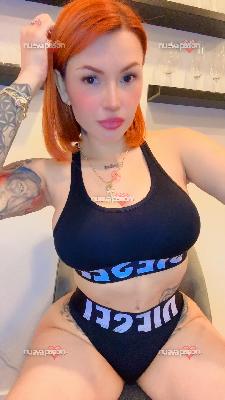 Hermosa peliroja novedad