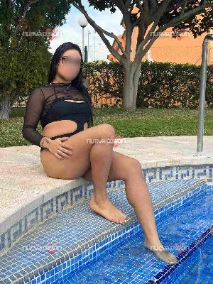 New carla star estudiante colombiana costa del sol