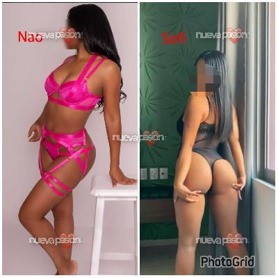 El trío perfecto 2 hermanas morenitas Jaén centro