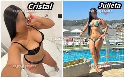 🔝💎CRISTAL🍑  Y JULIETA 🍒 COMPLETAS Y ENROLLADAS 😈 🔥