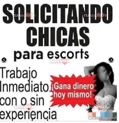 BUSCAMO  CHICA JOVEN DELGADA  BUENA  PRENCIA LLEVAMO 20 AÑOS TRABAJANDO CON CLINTE  FIJOS  SOLO DE DIA